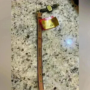 Leather PittsburgSteelers Dog Collar NWT